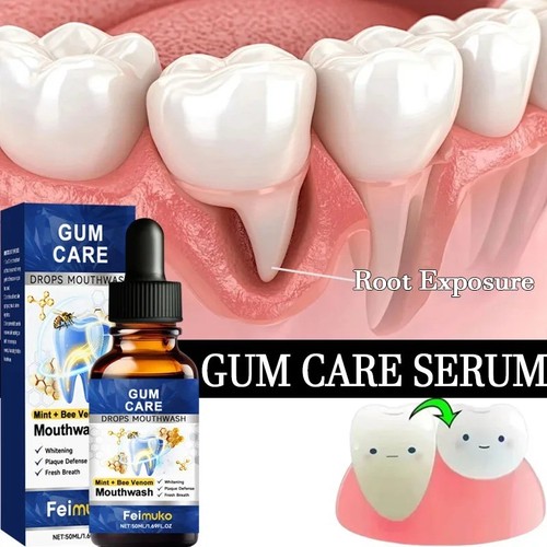 Damaged gum repair - damaged, care